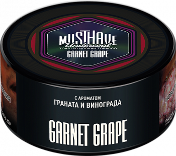 Табак Must Have Undercoal, 25гр "Garnet Grape / Виноград гранат"