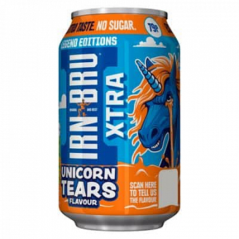 Купить Напиток IRN BRU XTRA UNICORN TEARS FLAVOUR 0,33л Напиток IRN BRU XTRA UNICORN TEARS FLAVOUR 0,33л